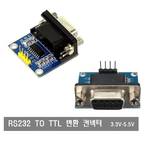 W033 RS232 to TTL 변환기 모듈 직렬 모듈 DB9 커넥터