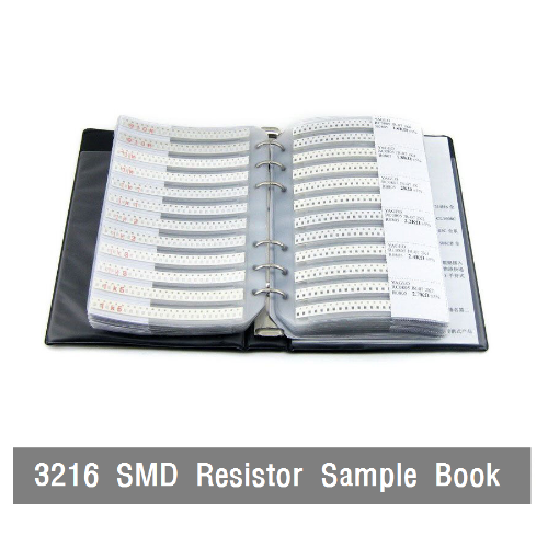 A029 3216 칩 샘플 북 Resistor 1206 SMD Sample Book