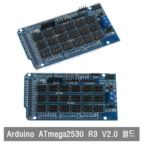 W286 아두이노 메가 센서 쉴드 V2.0 Mega 2560 Sensor Shield V2.0 1280 ATmega8U2 ATMEL AVR